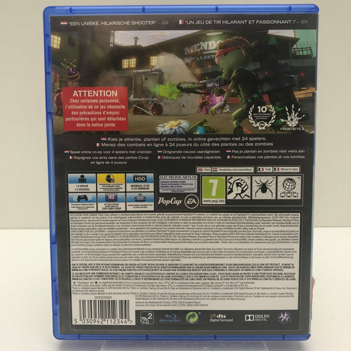 Plants VS Zombies; Garden Warfare - PS4