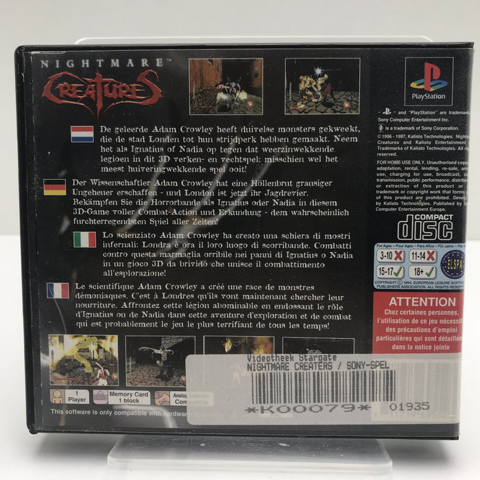 Nightmare Creatures - PS1