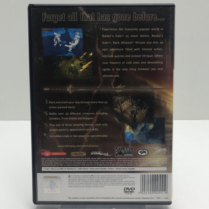 Baldur's Gate: Dark Alliance - PS2