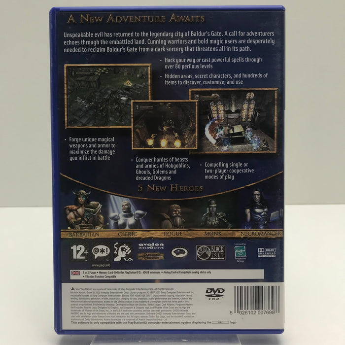 Baldur's Gate: Dark Alliance 2 - PS2