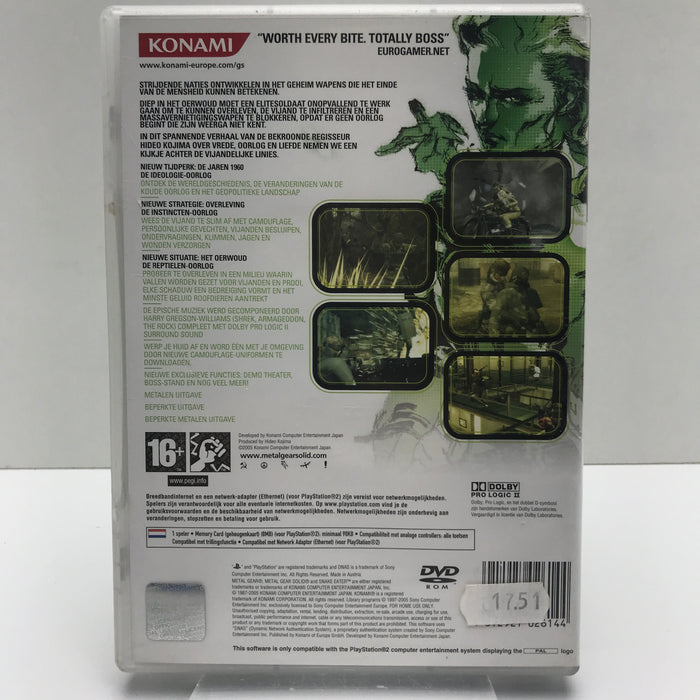 Metal Gear Solid 3: Snake Eater - PS2