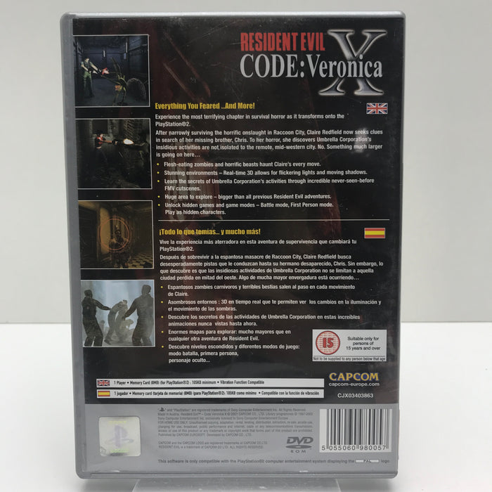 Resident Evil Code: Veronica X - PS2