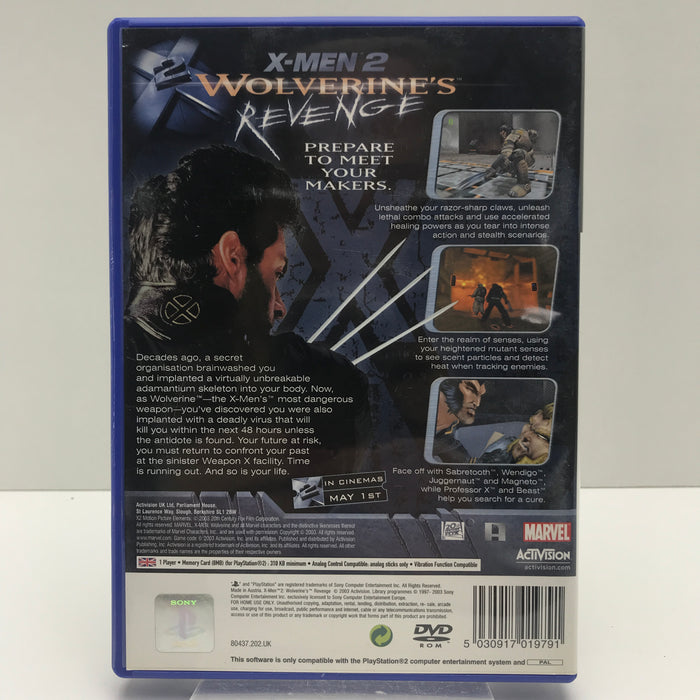 X-Men 2: Wolverine's Revenge - PS2