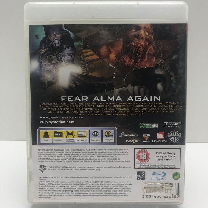 F.E.A.R. 2: Project Origin - PS3