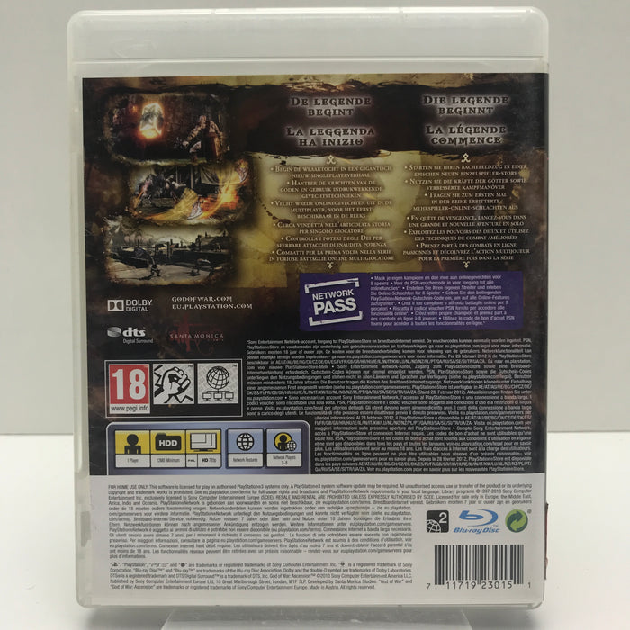 God of War: Ascension - PS3