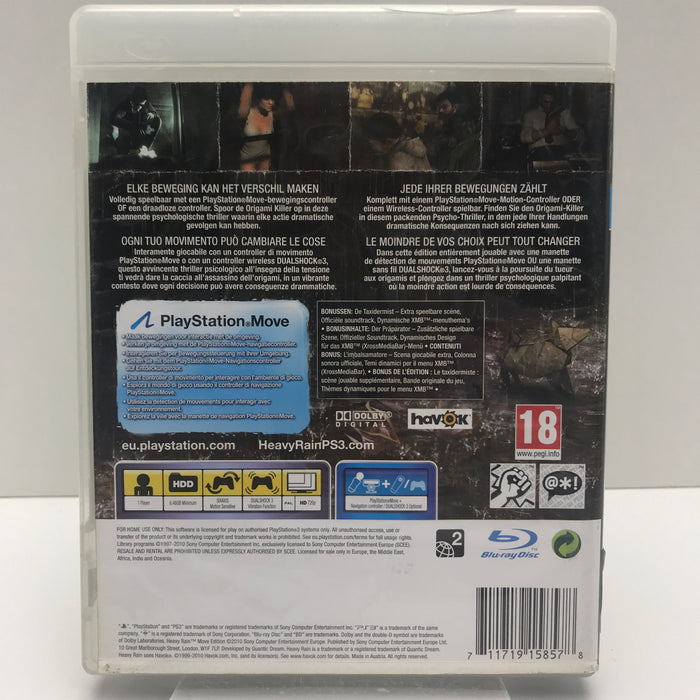 Heavy Rain: Move Edition - PS3