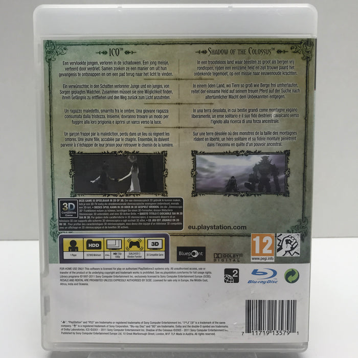 Ico & Shadow of the Collosus - PS3