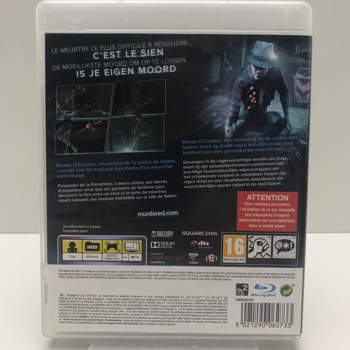 Murdered Soul Suspect - PS3