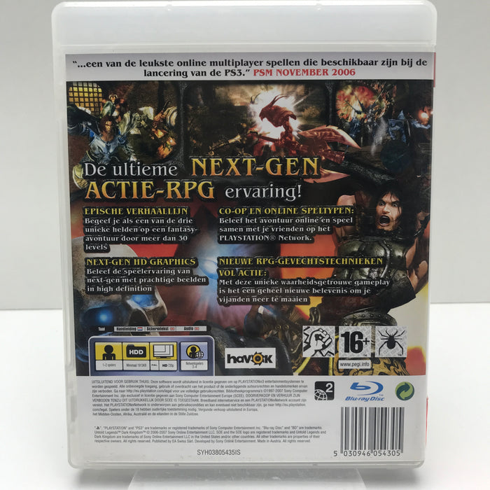Untold Legends: Dark Kingdom - PS3