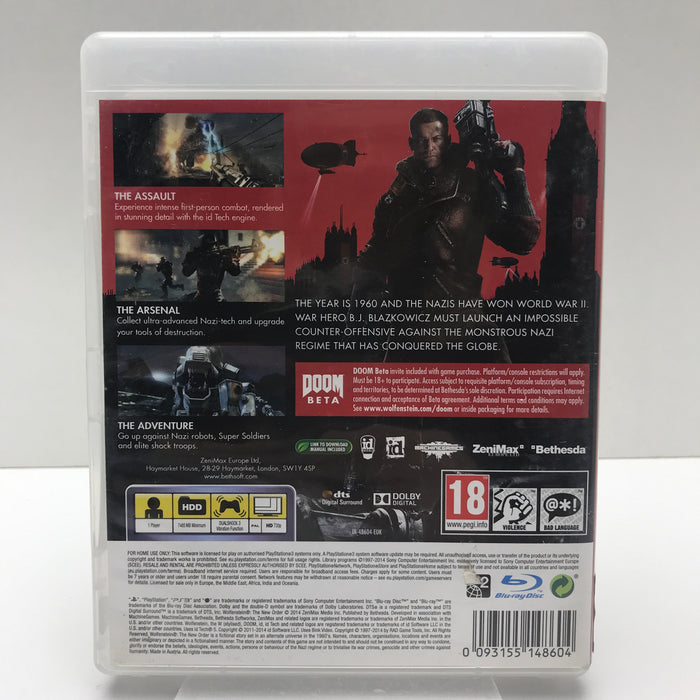 Wolvenstein: The New Order - PS3
