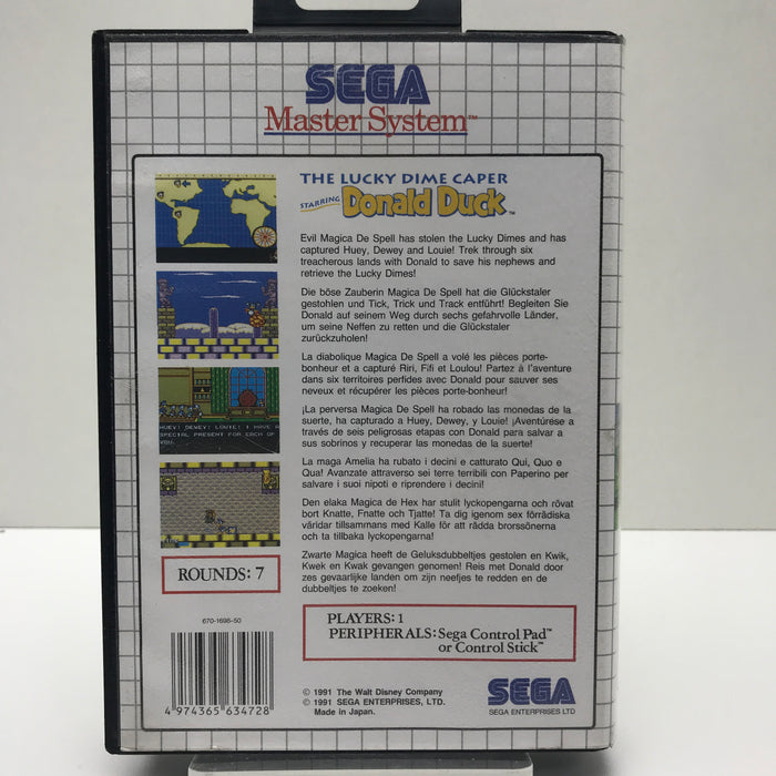 The Lucky Dime Caper - Sega Master System