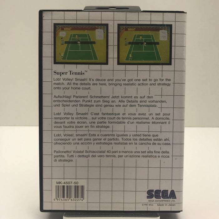 Super Tennis - Sega Master System