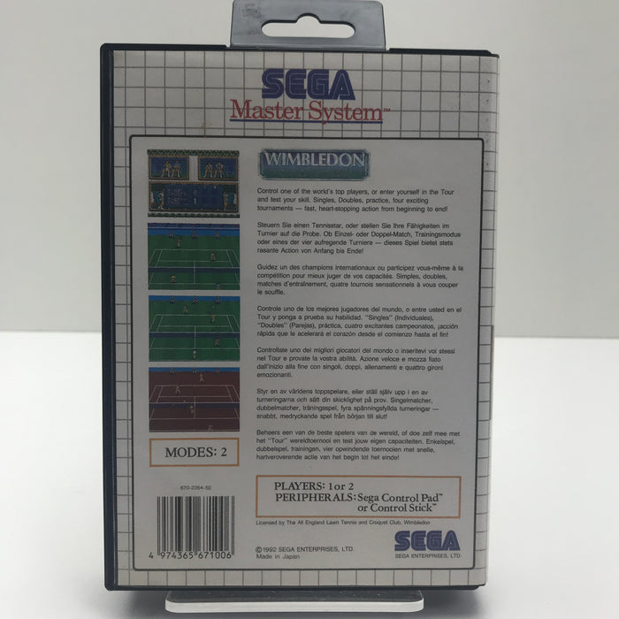 Wimbledon - Sega Master System