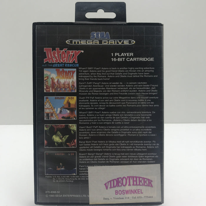 Asterix - Sega Mega Drive