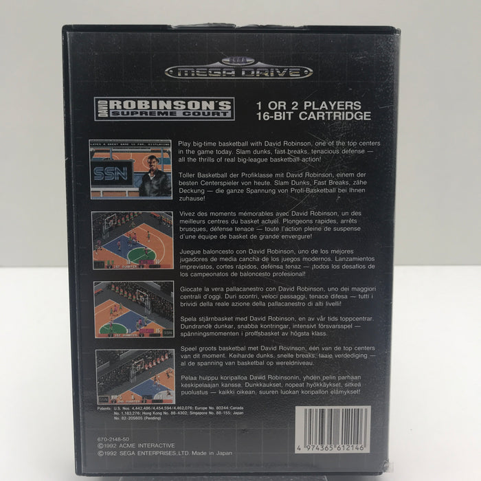 David Robinson's Supreme Court - Sega Mega Drive