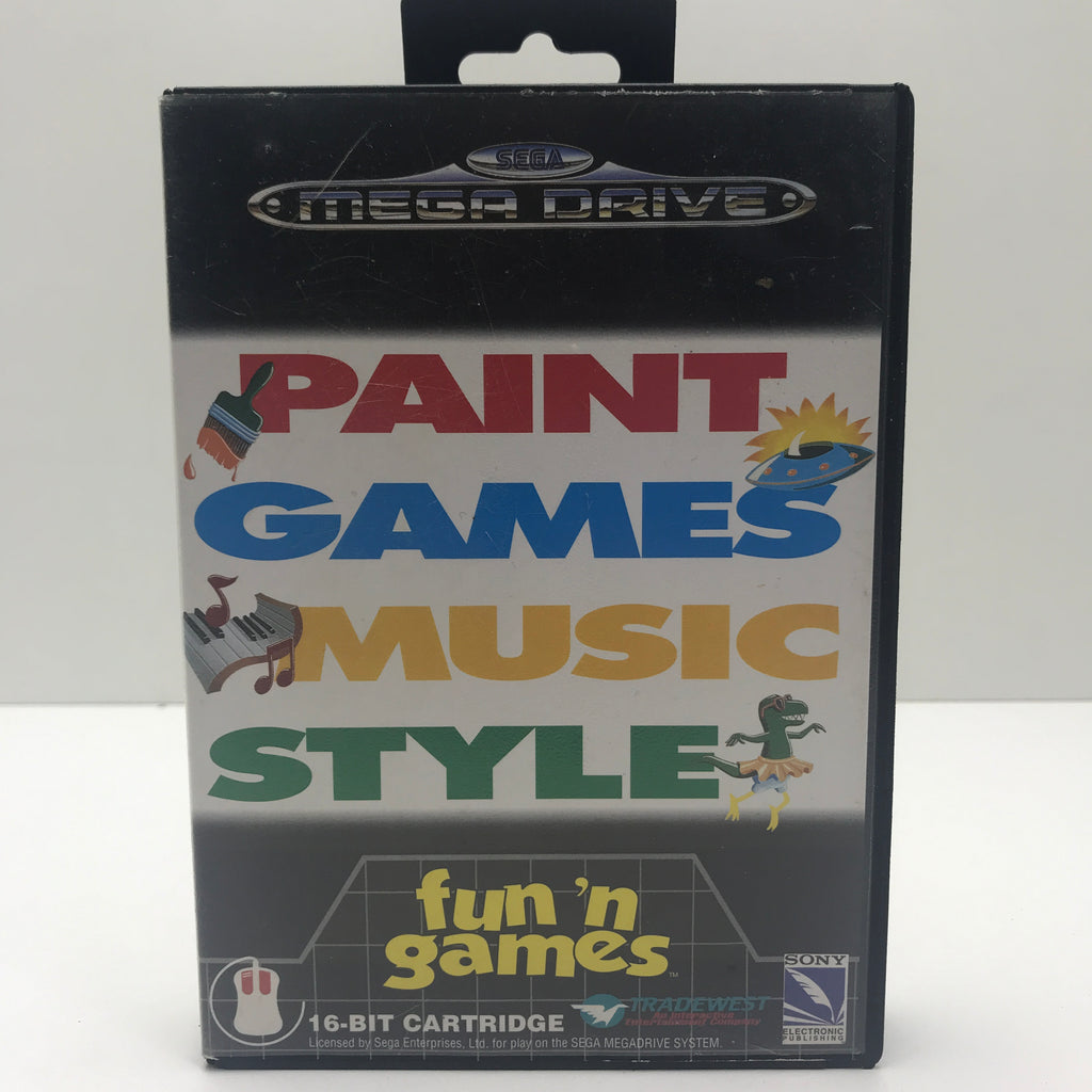 Jeu Sega Mega Drive/32X Fun 'n Games - Paint Music Style - Bon état