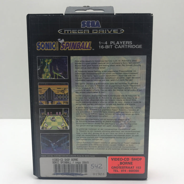 Sonic The Hedgehog: Spinball - Sega Mega Drive