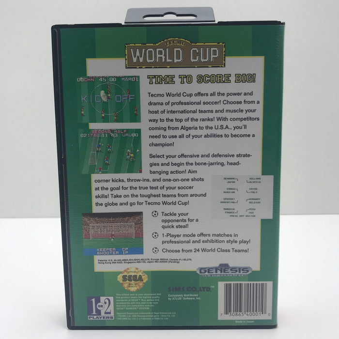 Tecmo World Cup - Sega Mega Drive
